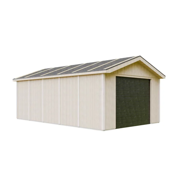 Luksus garage i træ SH507 - 354 x 604cm – 21 m2