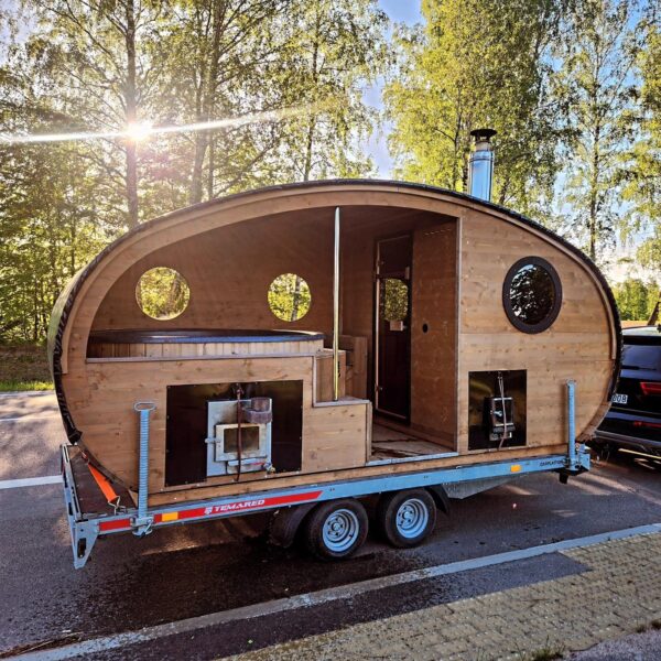 SAUNA HOTTUB TRAILER 4M