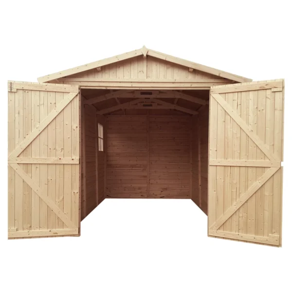 Garage i træ SH501 - 297 x 205 cm – 6 m2 - Image 3