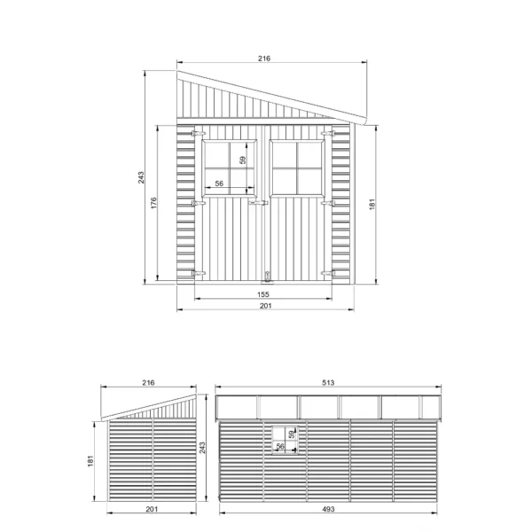 Haveskur SH559 - 201 x 493 cm – 10 m2 - Image 5