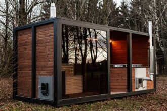 2-in-1 Modul Sauna + Vildmarksbad 5M x 2.45M, Lars