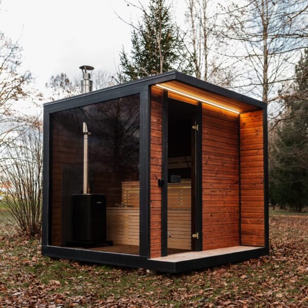 2-in-1 Modul Sauna + Vildmarksbad 5M x 2.45M, Lars