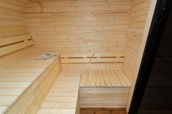 2-in-1 Udendørs Sauna + Vildmarksbad 5M x 2.45M, Kasper